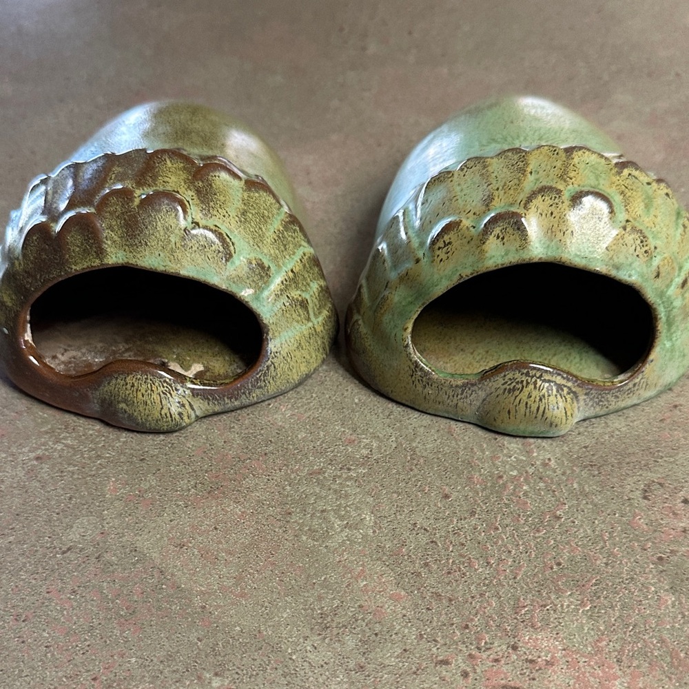 Frankoma Acorn #190 Vintage MCM Wall Pocket Planters - Picture 7 of 15